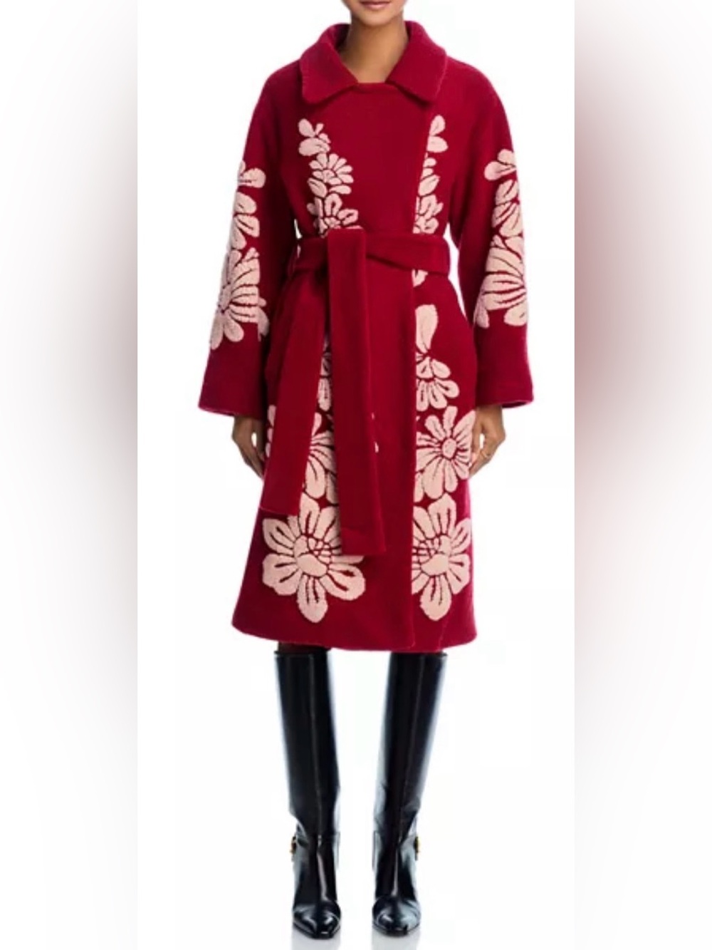 FARM Rio Bold Flowers Fleece Coat - Picture 3 of 10